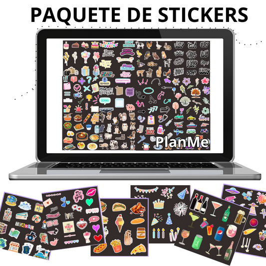 PAQUETE STICKERS PREMIUM