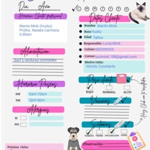 Planner Citas de Veterinarias + Regalo
