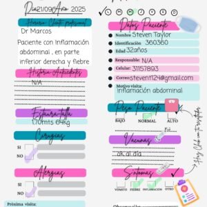 Planner Citas Médicas + Regalo